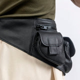 Stealth Leather Belt Bag