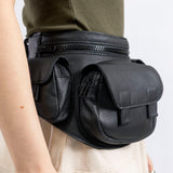 Stealth Leather Belt Bag