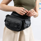 Stealth Leather Belt Bag