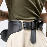 Stealth Leather Belt Bag