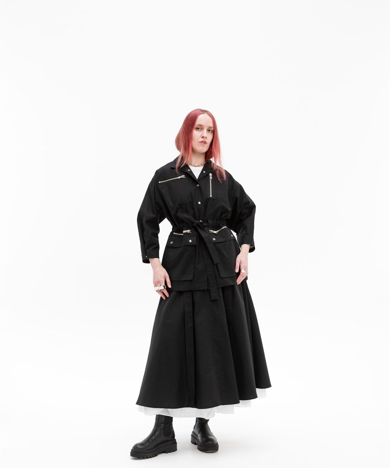 Utility Skirt — Heavyweight Sanded Canvas