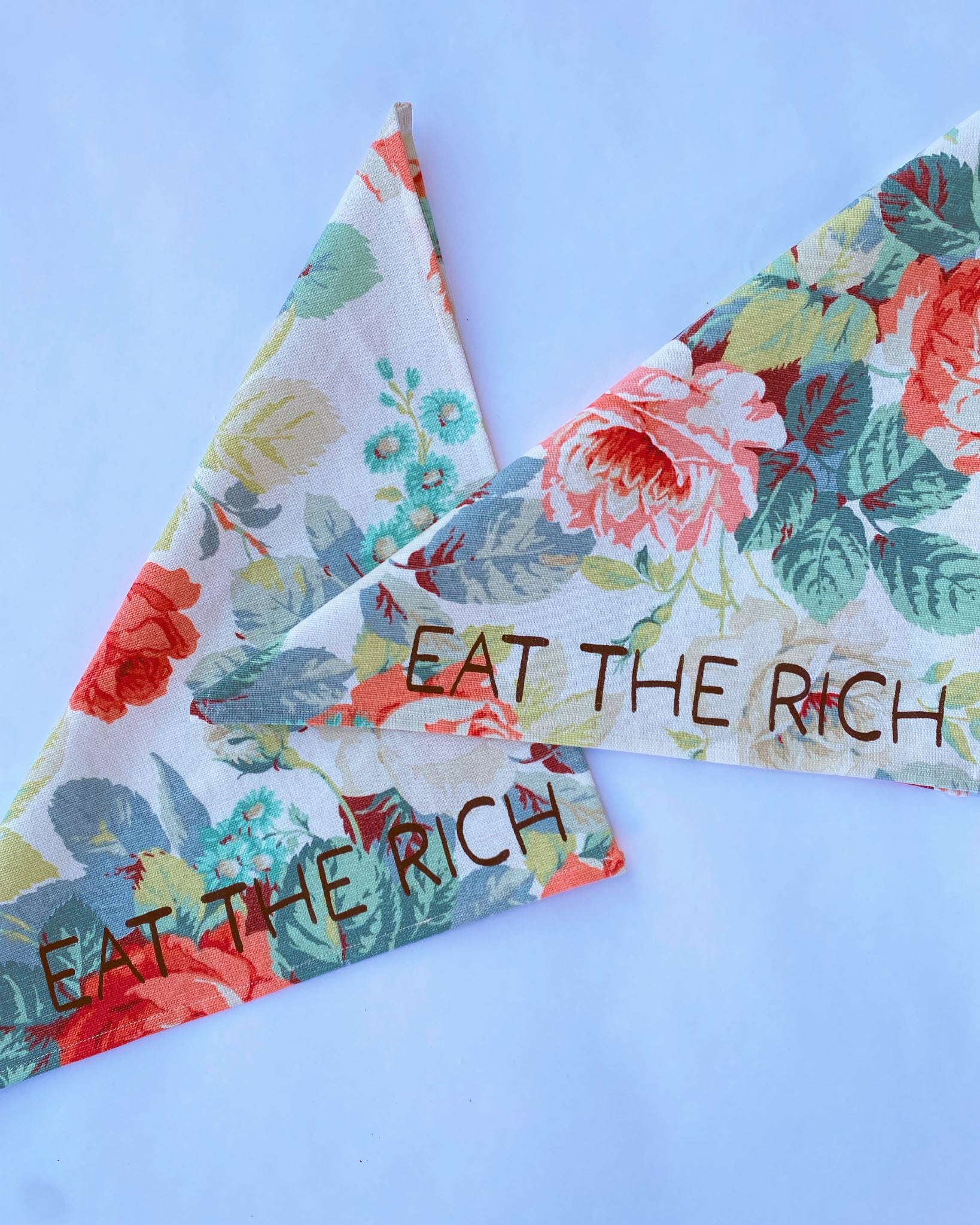 'EAT THE RICH' Table Linens